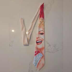 Ralph Marlin USA Portrait Of Marilyn 1991 Tie